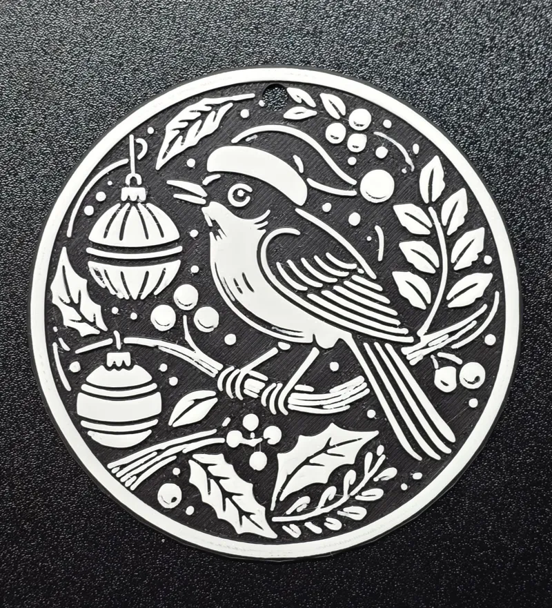 Mockingbird Christmas Decoration V1