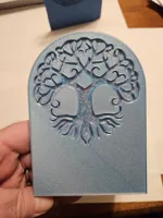 A1 mini profile for debossed tree of life bookend