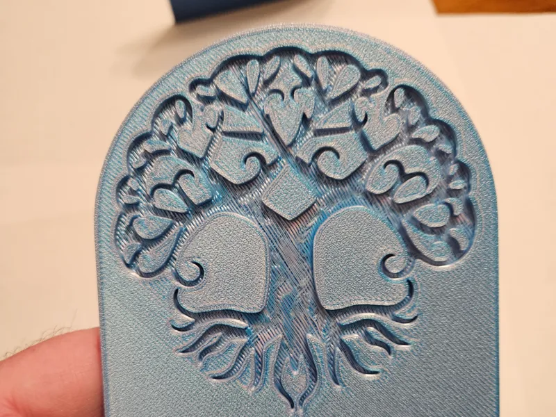 Celtic Tree of Life (simplified) bookend, debossed
