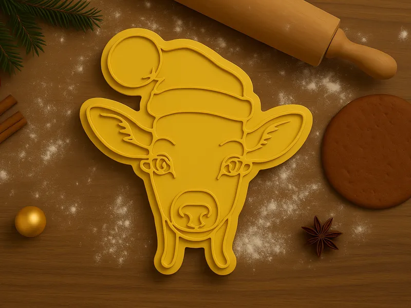 Keksausstecher Reh Weihnachten