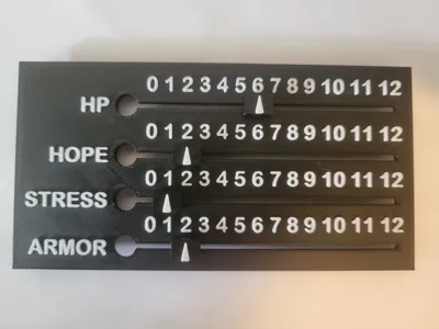 Daggerheart TTRPG Sliding Tracker