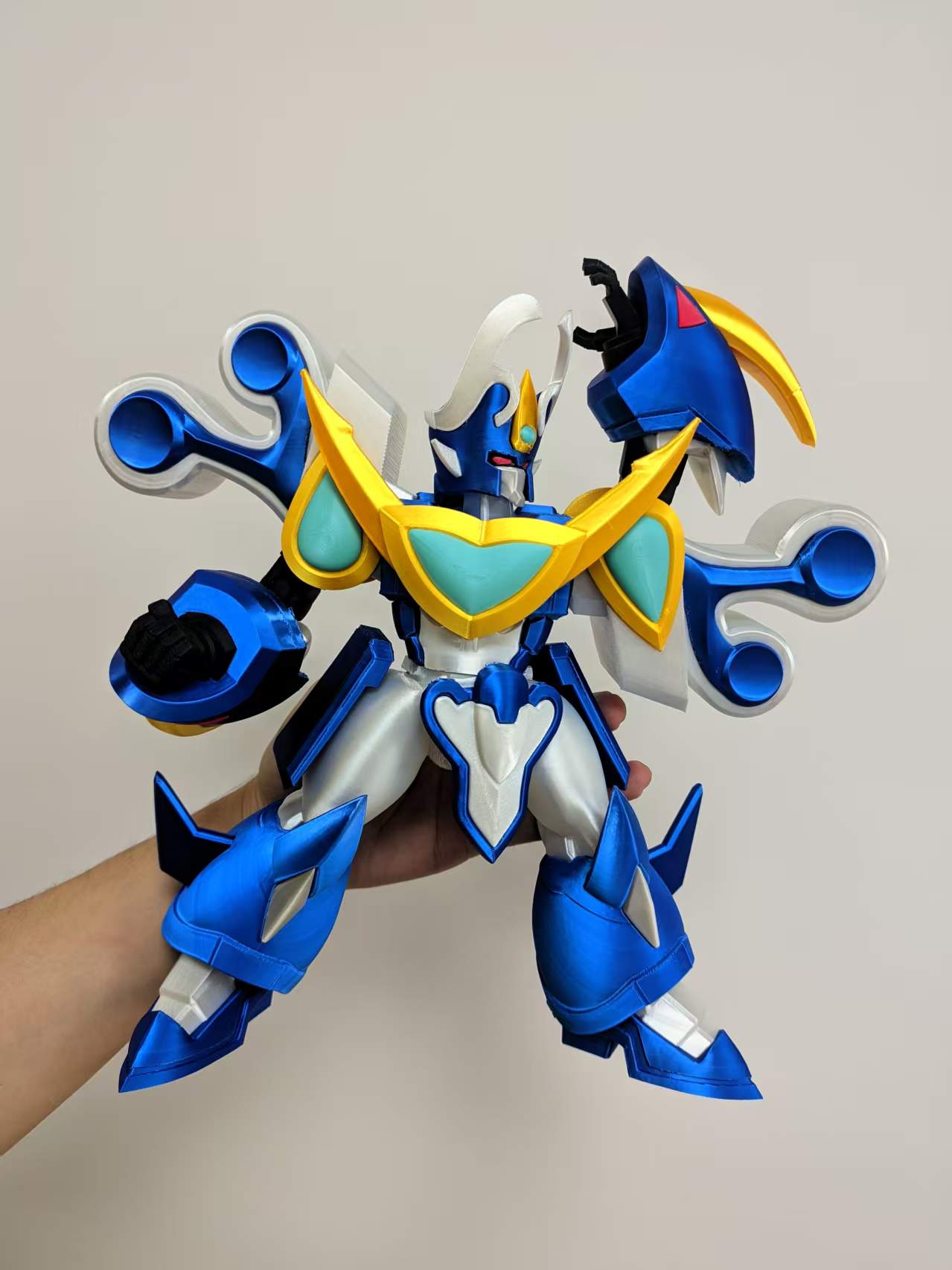 Miniatura 2 do modelo 3D 超级波涛使者【魔动王】拆件雕像