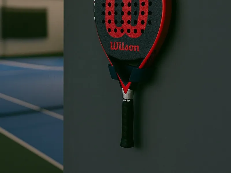 Padel Racket Wall Mount with TPU Pads (NO AMS)