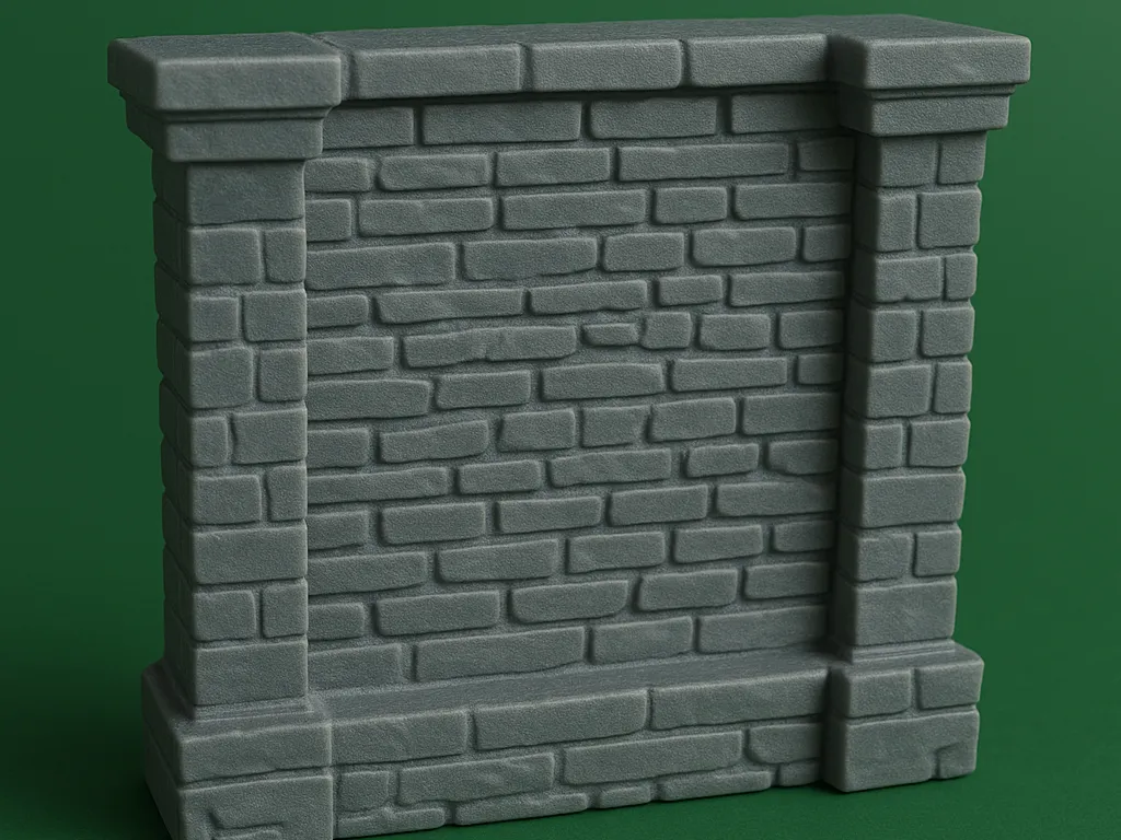 Modular Brick Wall – Wargaming & Diorama STL - Free 3D Print Model ...