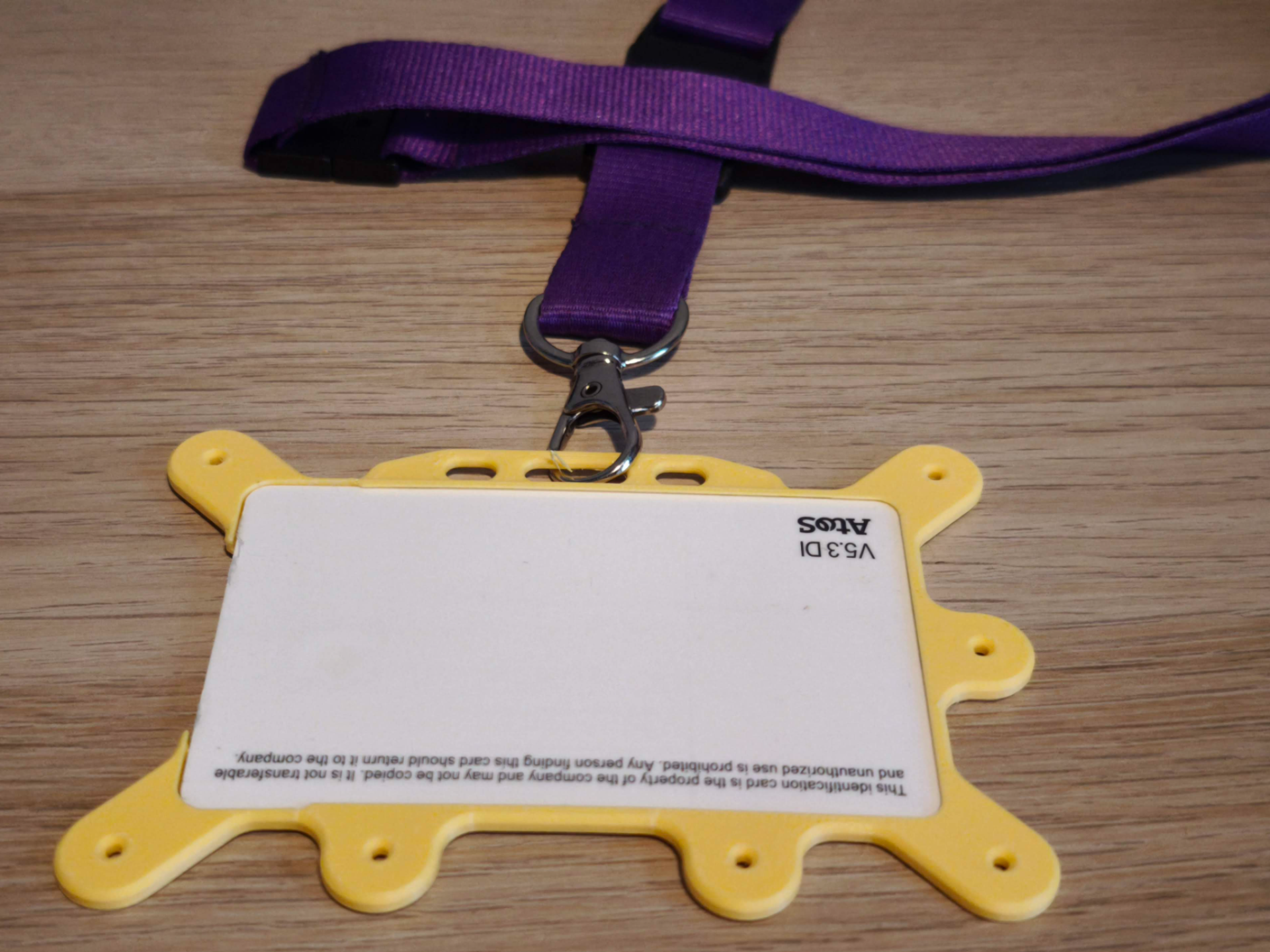 The "Pin Buddy" ID Badge Holder