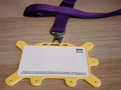 The "Pin Buddy" ID Badge Holder