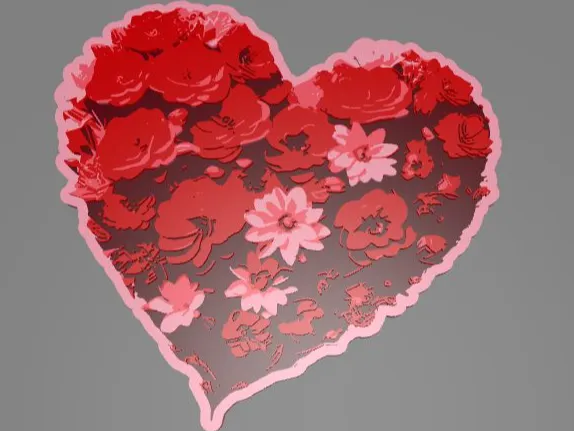 Llavero San Valentín Flores