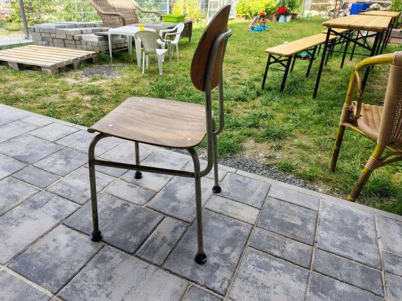 Chair feet for Czechoslovak school chairs