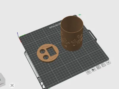 Minimalist Toolthbrush Holder 3d