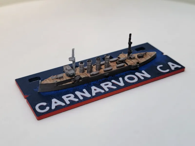 HMS Carnarvon 1/2400 Scale