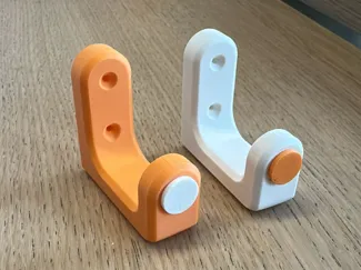 Minimal Wall Coat Hook with Front Cap