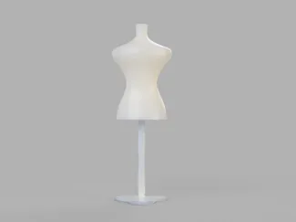 Dress Form Mannequin 1:24 Scale