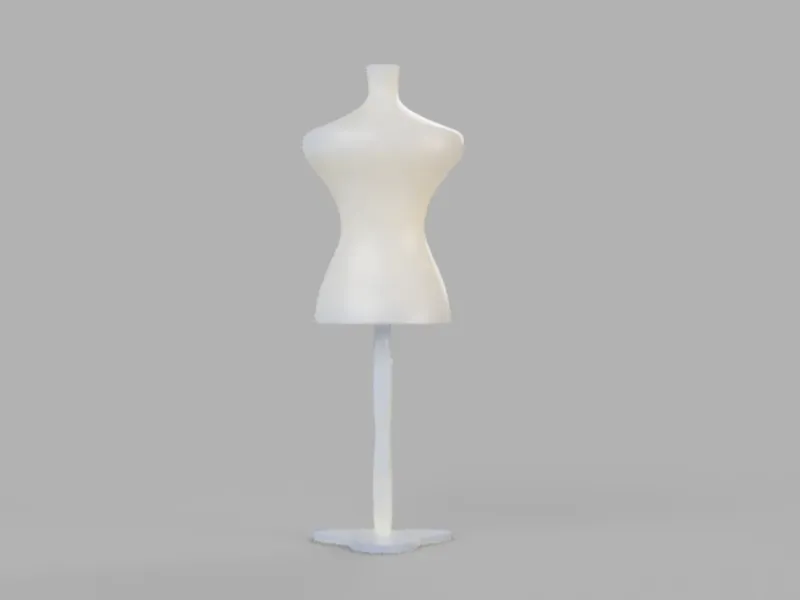 Dress Form Mannequin 1:24 Scale