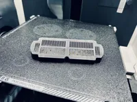 PLA, 0.2mm layer, 2 walls, 15% infill, slower speeds