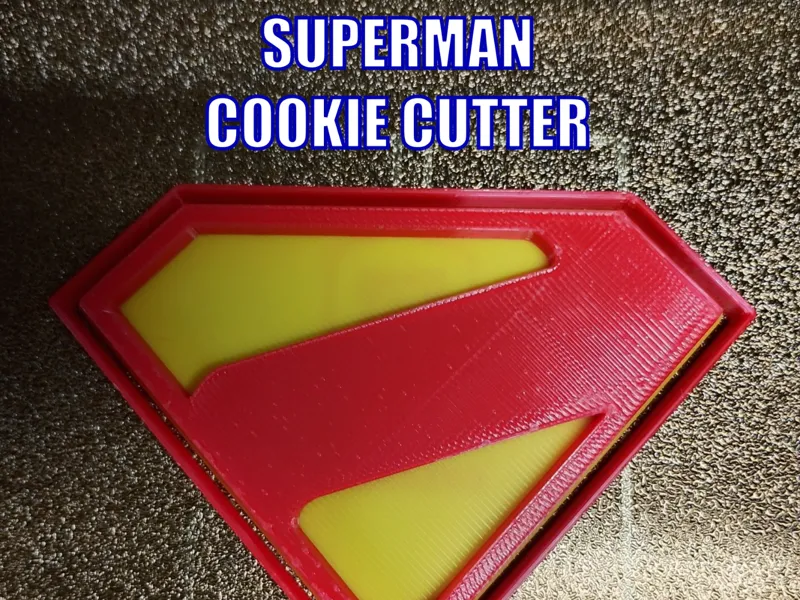 Superman cookie cutter