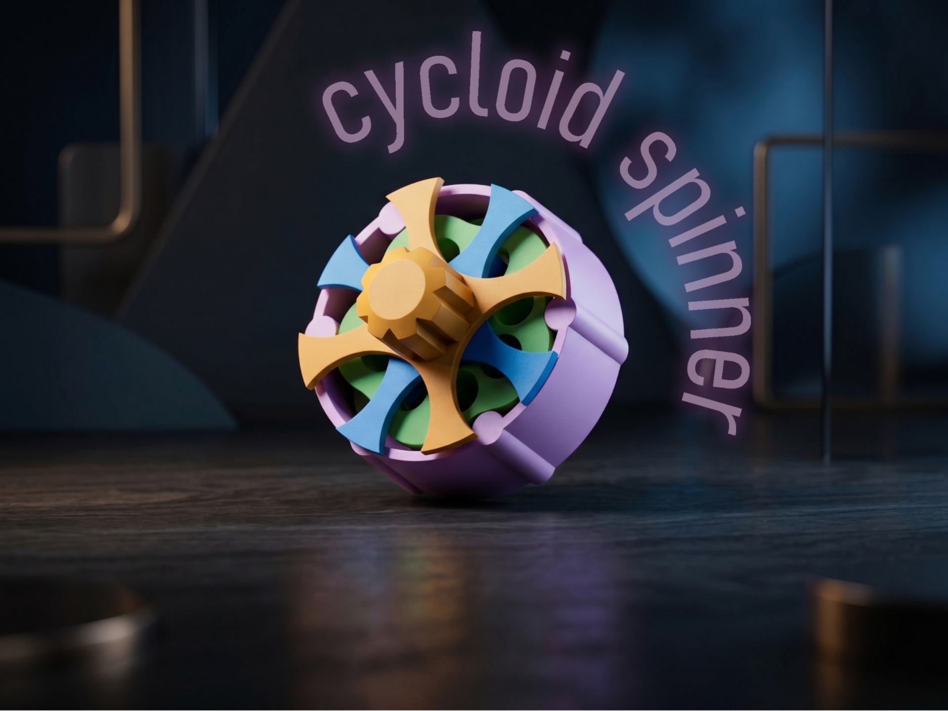 Miniatura 1 do modelo 3D Cycloid Spinner