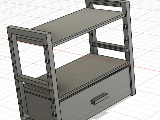 Storage rack by 小饭艾条 MakerWorld: Download Free 3D Models