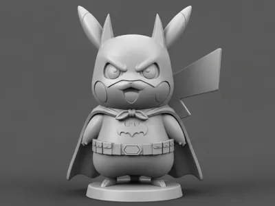 Pikachu Batman 