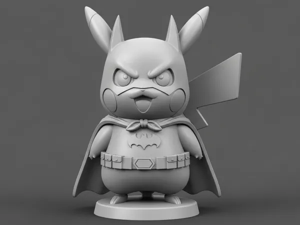 Figurine Pikachu déguisé en Batman