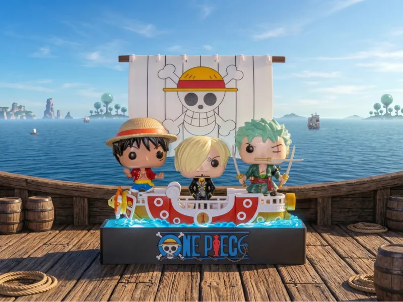 Espositore con Vela per Funko Pop One Piece Kinder