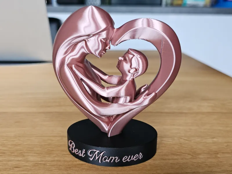 Mother’s Love – Minimalistisches Herz-Display 