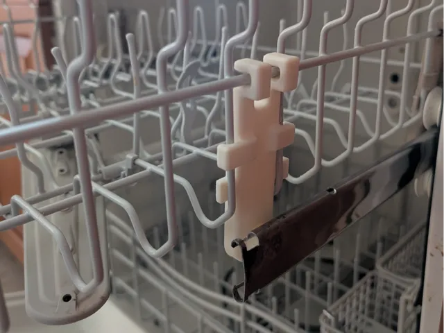 old dishwasher roller bracket repair