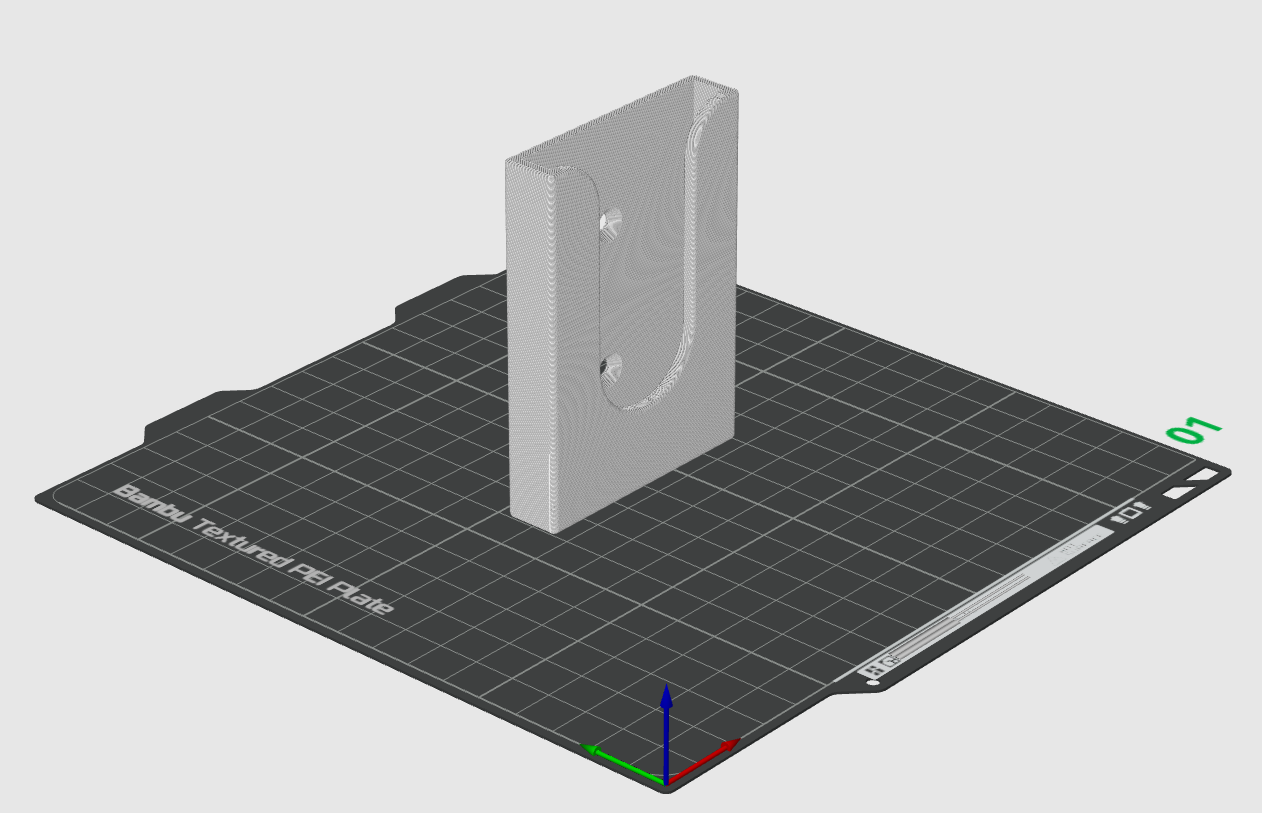 Miniatura 2 do modelo 3D SUPPORTO A PARETE TELCOMANDO LED 