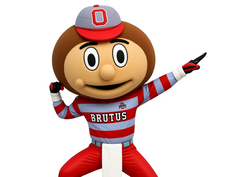 Ohio State Brutus Buckeye – Standing Figure