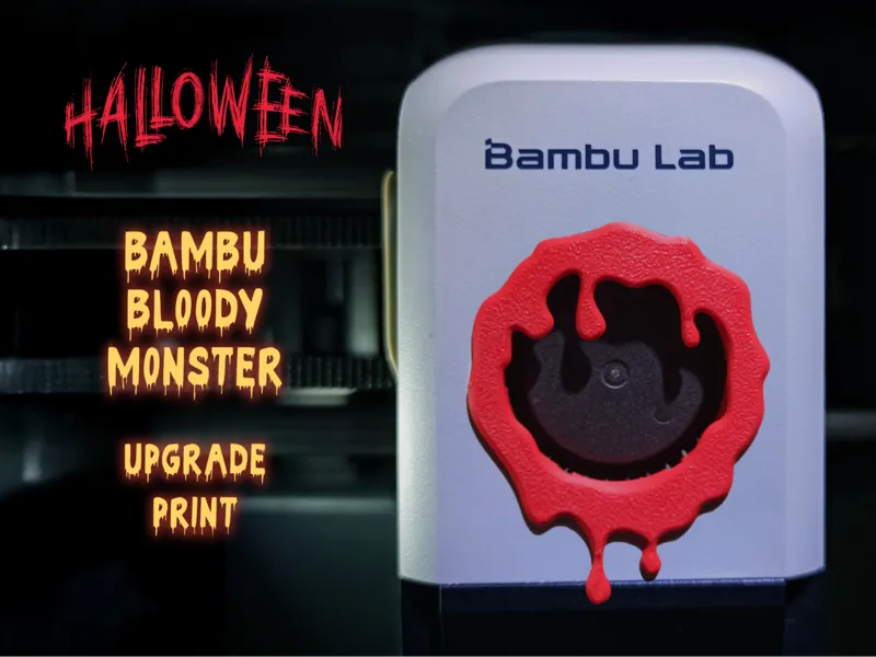 X1C - P1S/P Toolhead fan cover - Bloody Monster