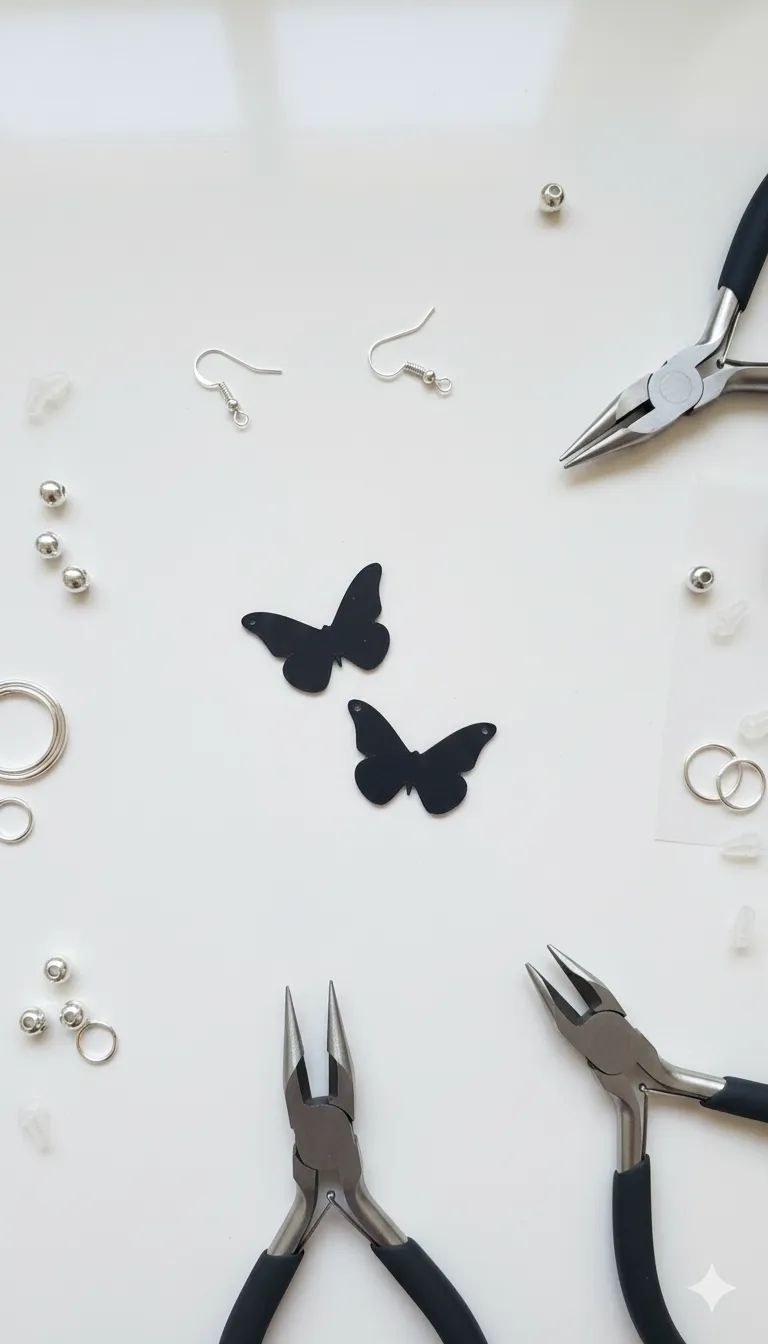 Butterfly Earrings view 2