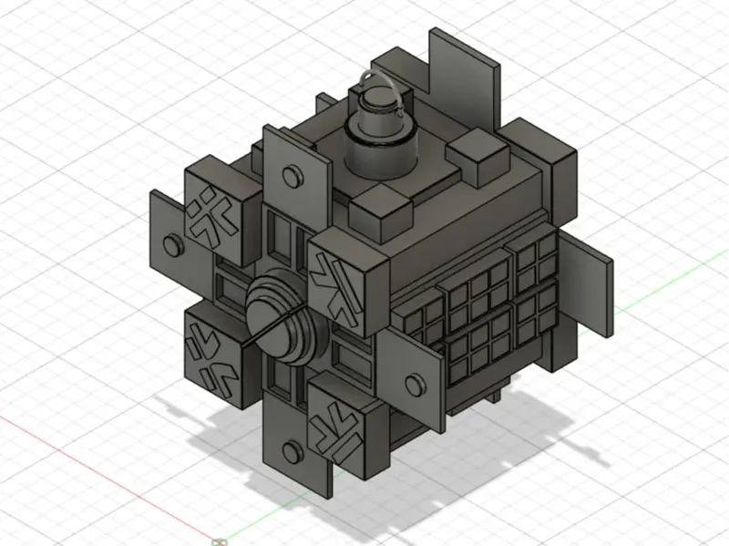 明日方舟 烛煌魔方六面施术单元 鲁班锁cos道具