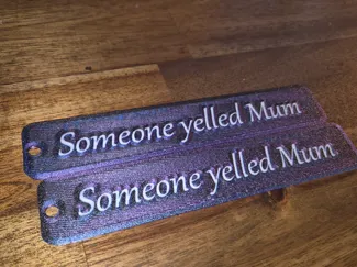 Someone yelled Mum