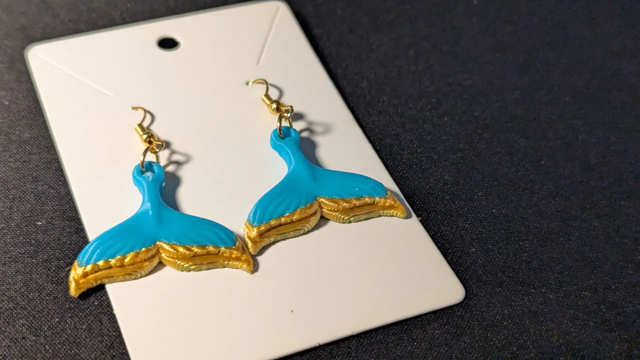 Kujira Whale Tip Earrings view 2