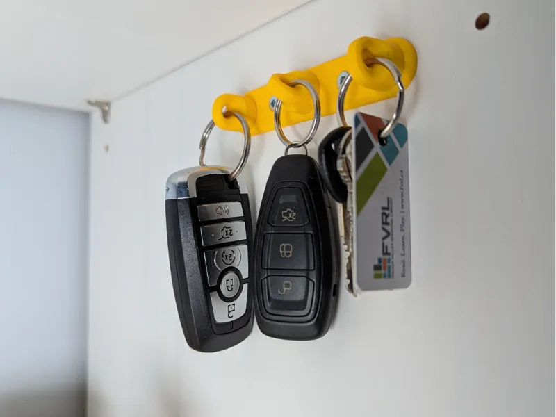 Magnetic Key Rack / Clips