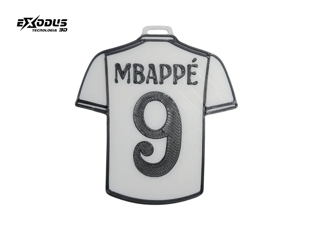 Kylian Mbappe Jersey Keychain by Exodus Tecnología 3D - MakerWorld
