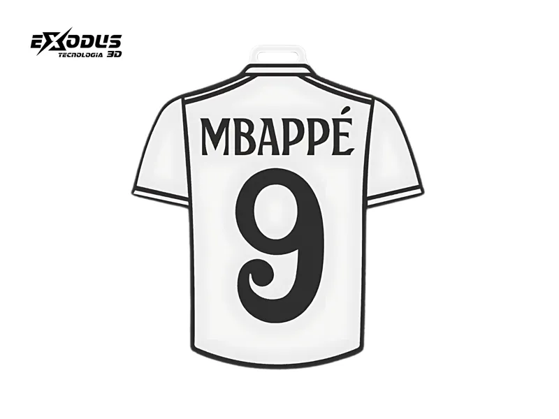 Kylian Mbappe Jersey Keychain
