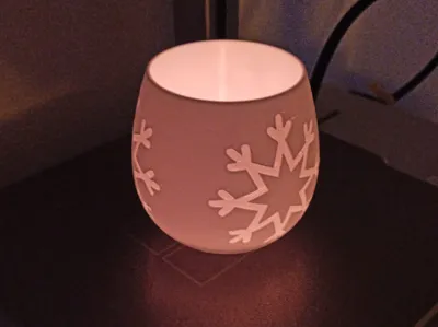 Cozy Snowfalke Tealight holder