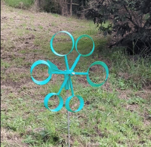 Three speed wind spinner