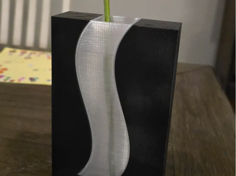 Wavy Cutout Vase