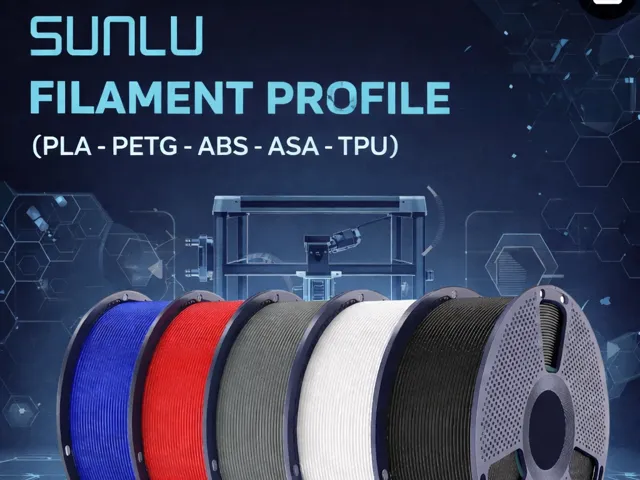 SUNLU filament profile (PLA-PETG-ABS-ASA-TPU)