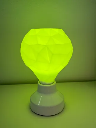 Low Poly Lightbulb Lamp Shade
