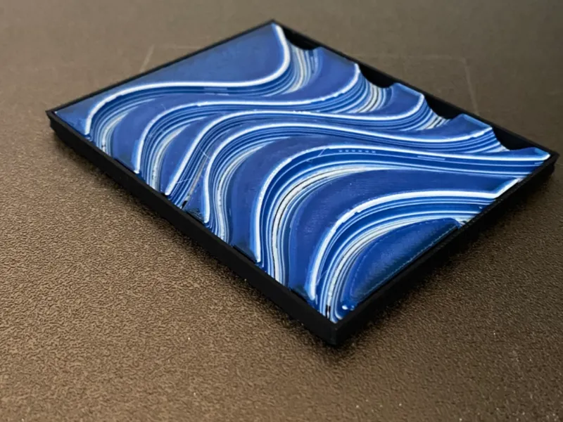 Ocean flow - sottobicchiere multicolore Onde