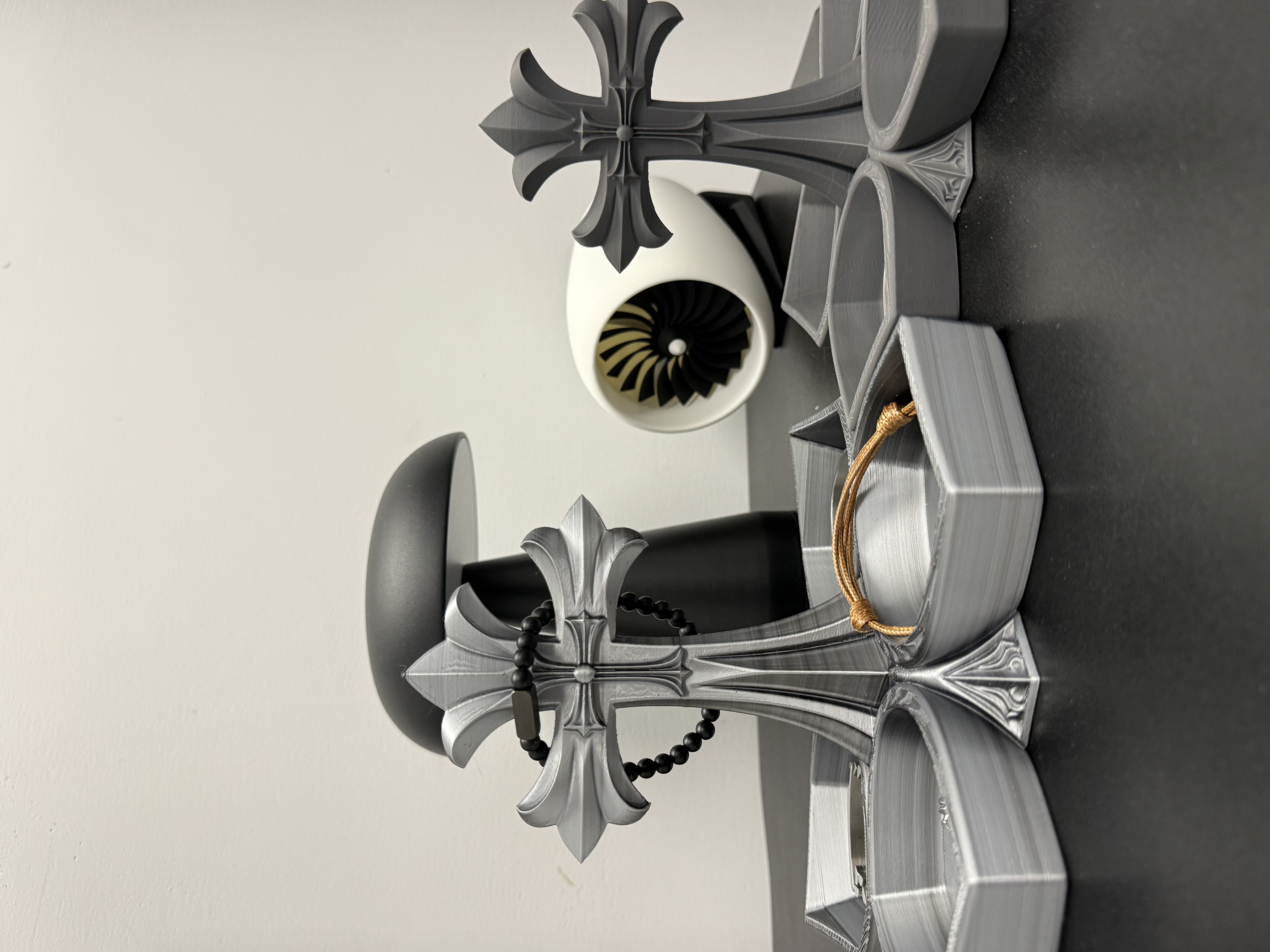 Miniatura 2 do modelo 3D 克罗心四叶草首饰盘（mini可打）