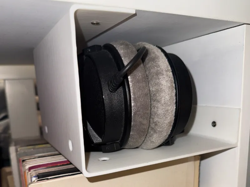 Headphones Holder Shelf Under Desk Kallax Vinyl