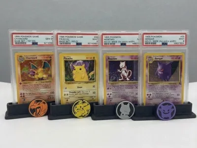 Graded card display stand - Pokemon
