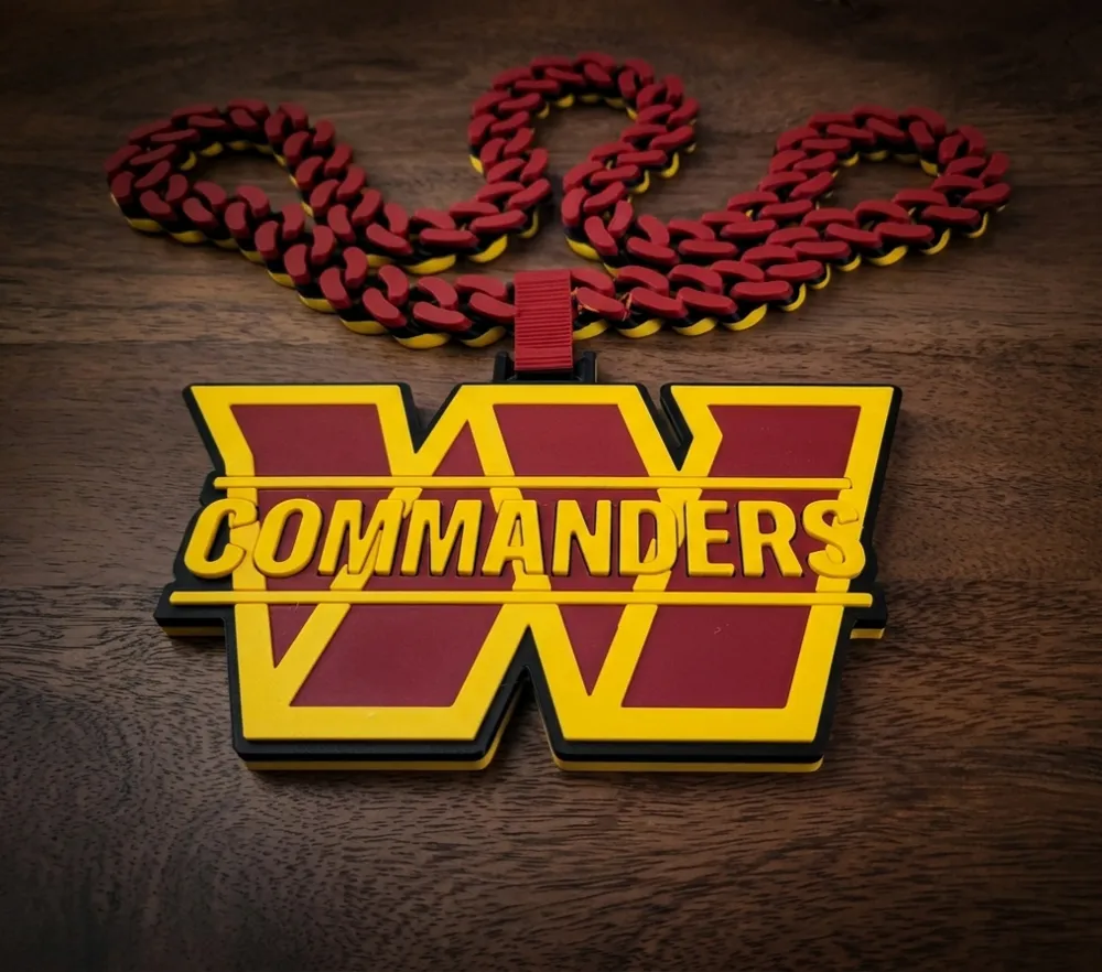 Washington Commanders Hype Chain - Free 3D Print Model - MakerWorld
