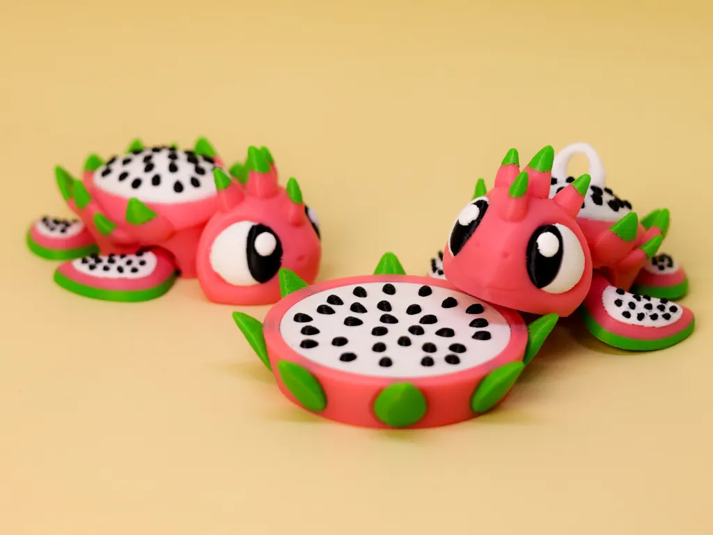 Dragon Fruit Turtle Playset, Articulated Toy view 2