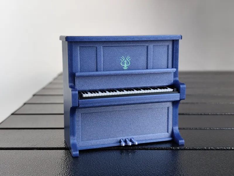 Piano Music Box - Front Panel with Laputa logo