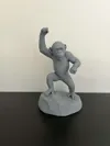 Chimpanzee Statue – Dynamic Animal Pose normal size