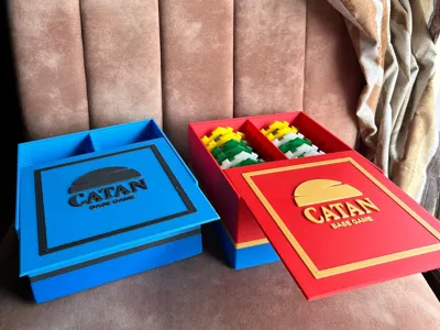 3D Catan Storage | Interlocking tiles (Base + 5-6)